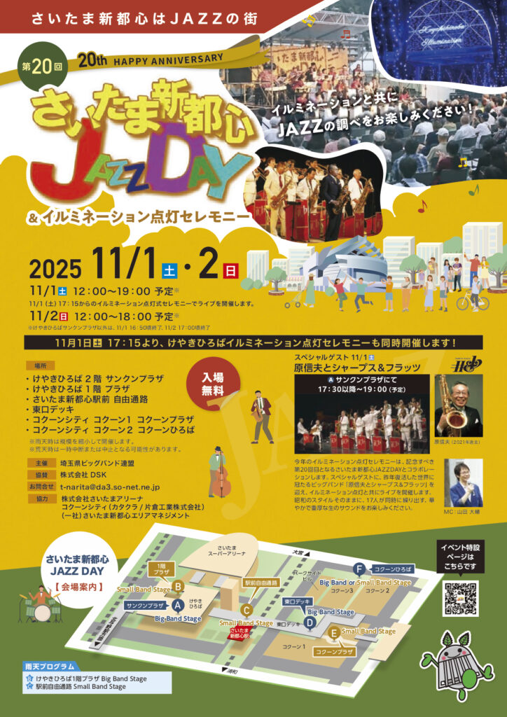 さいたま新都心 JAZZ DAY　ポスター表面